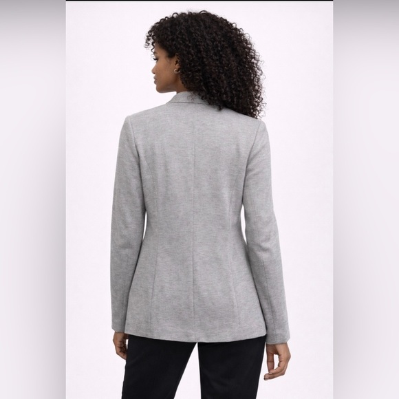 🤍 Calvin Klein Women’s Gray One-Button Blazer 🤍 - Picture 6 of 6